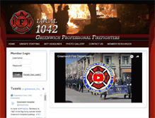 Tablet Screenshot of greenwichfire.org